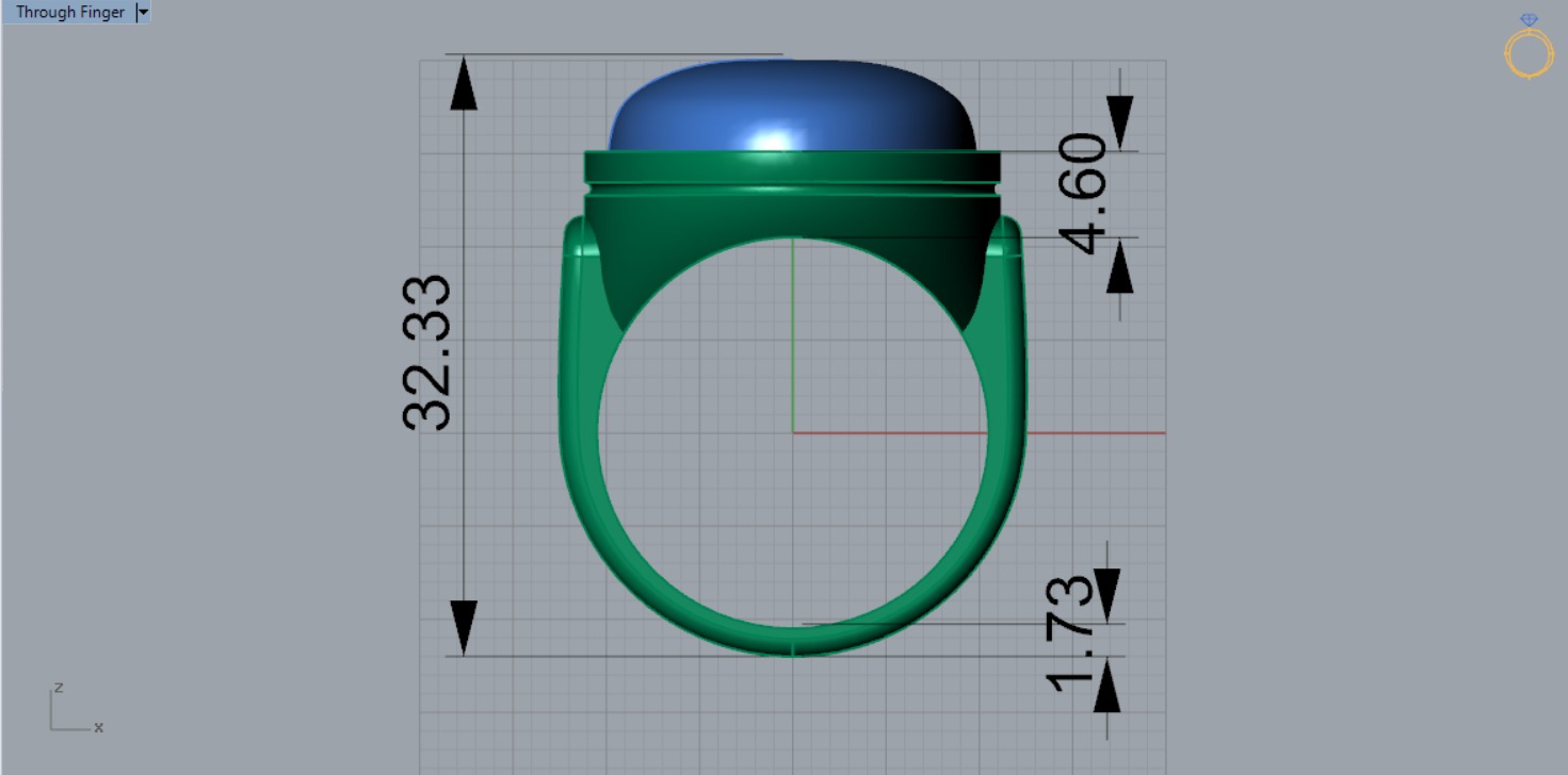 man ring mr0107 3D print model_11