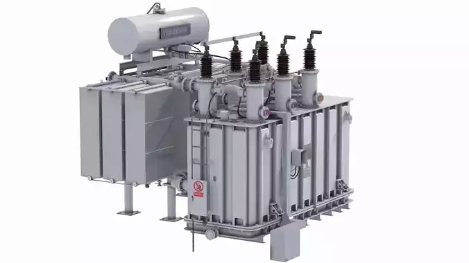 High Voltage Reactor 2 3D model