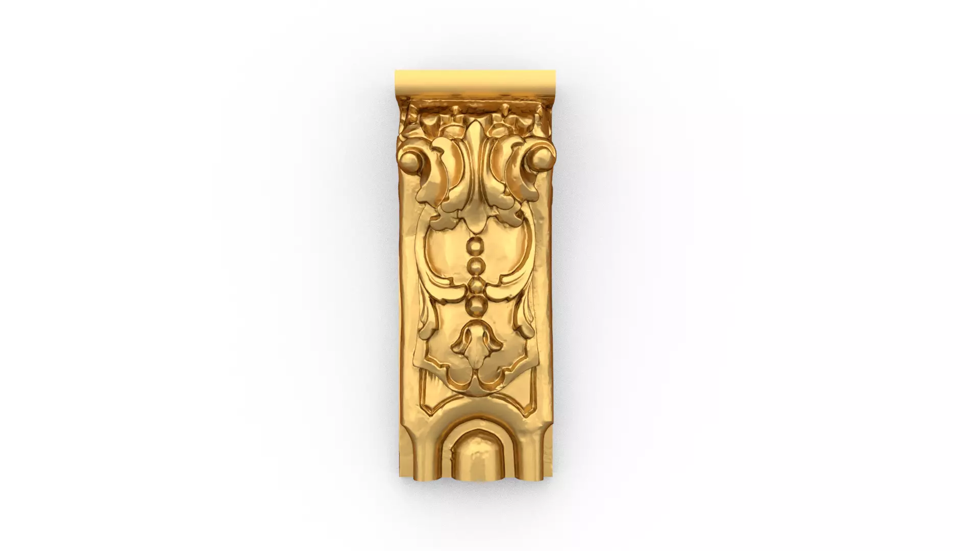 Classic decor ornament carved 13 3D model_0