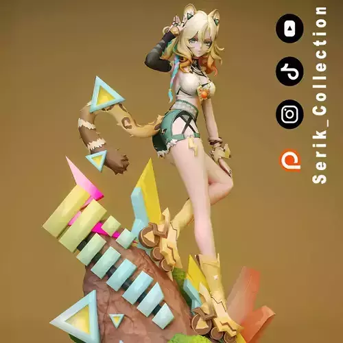 XILONEN  GENSHIN IMPACT 3D print model