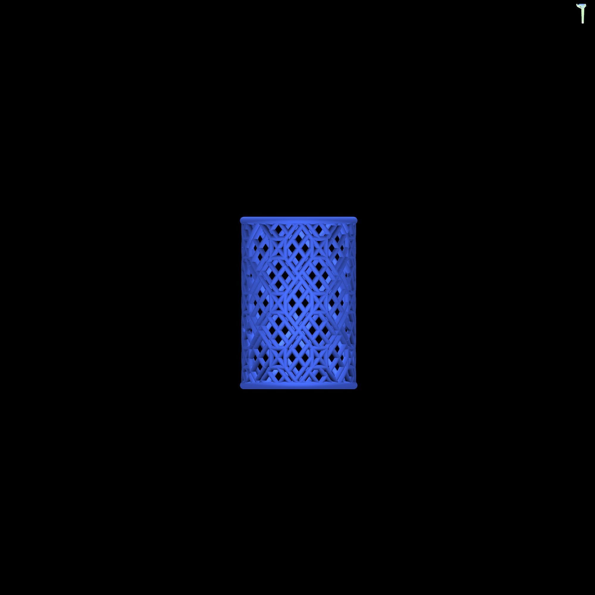 Geometric Lamp Shade 3D print model_4