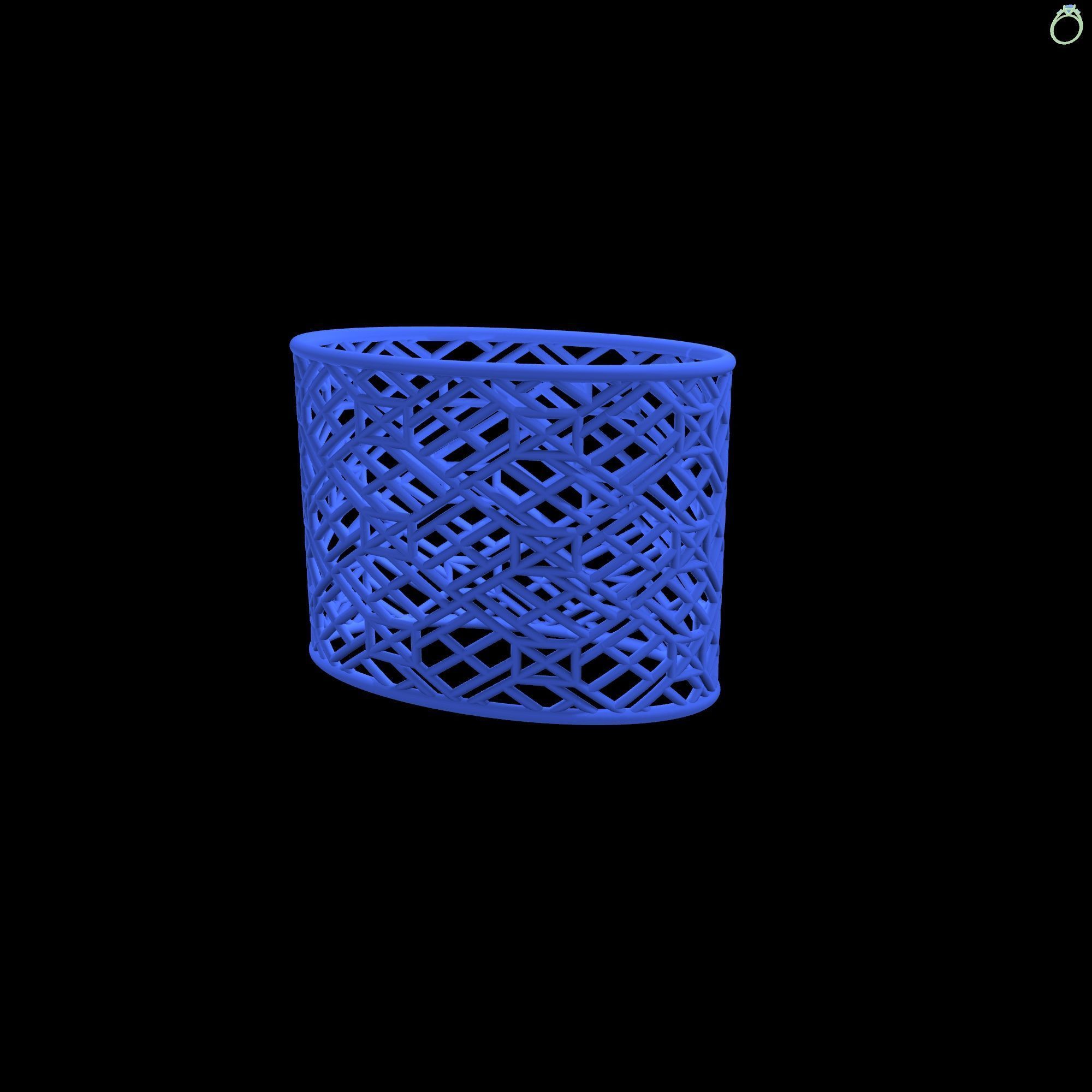 Geometric Lamp Shade 3D print model_2
