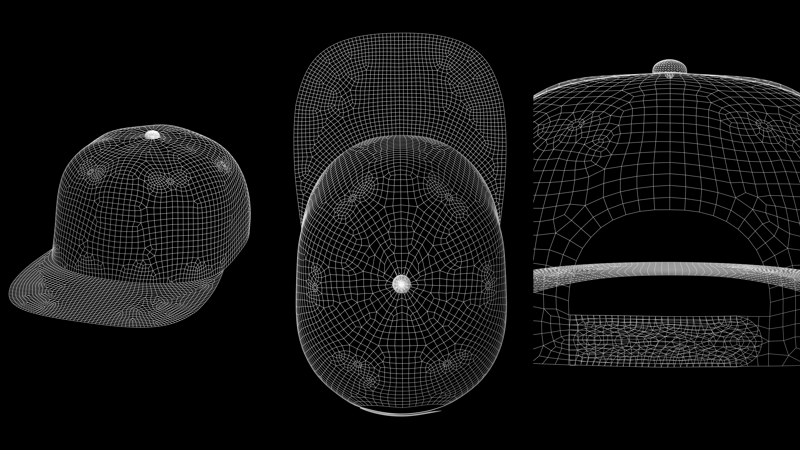 BASIC SNAPBACKS 6 and 5 panel genesis8 highpoly 3D model_6