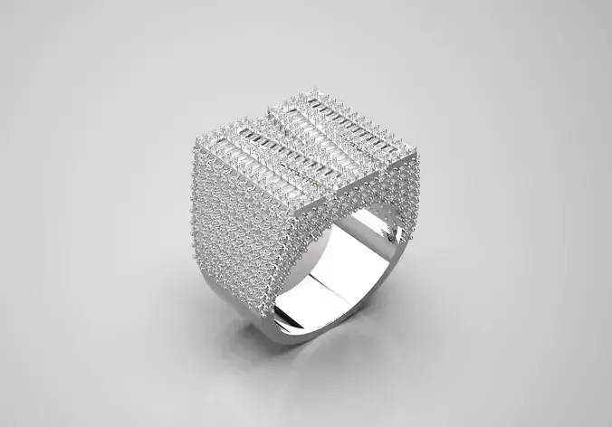 man diamond ring mr0108