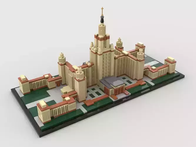 Moscow State University  3D model