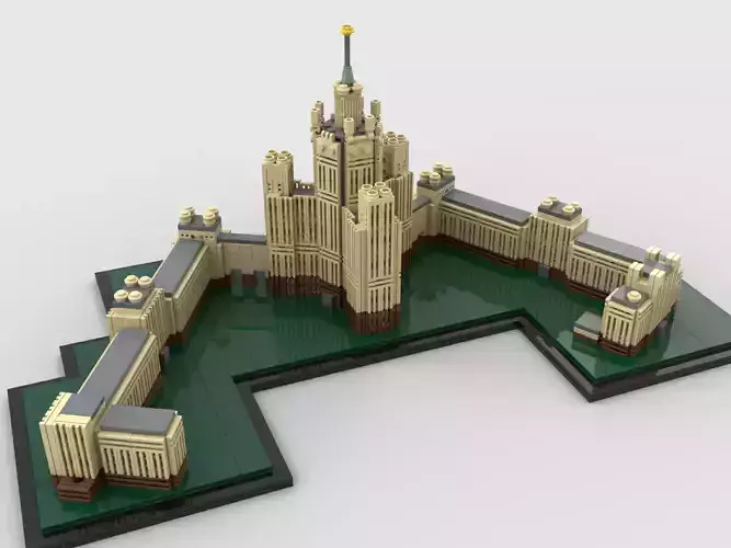 Kotelnicheskaya Embankment Building 3D model