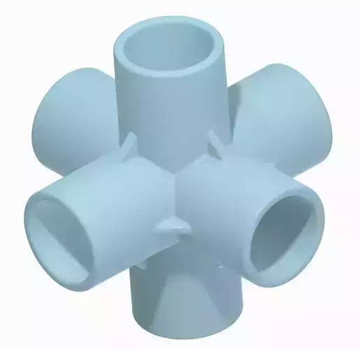 PVC 6 Way Fitting Pack 3D print model