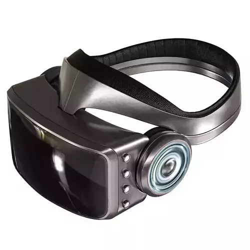 VR-Headset Low-poly 3D model