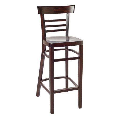 Dark Walnut Giulia Bar Stool 3D model_1