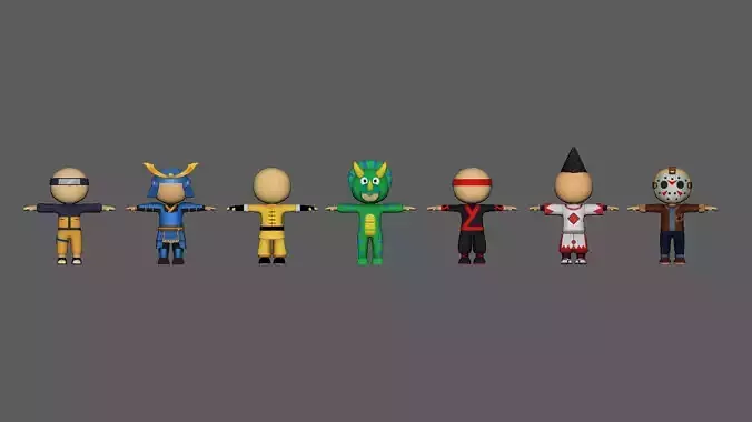 Casual Character Lowpoly