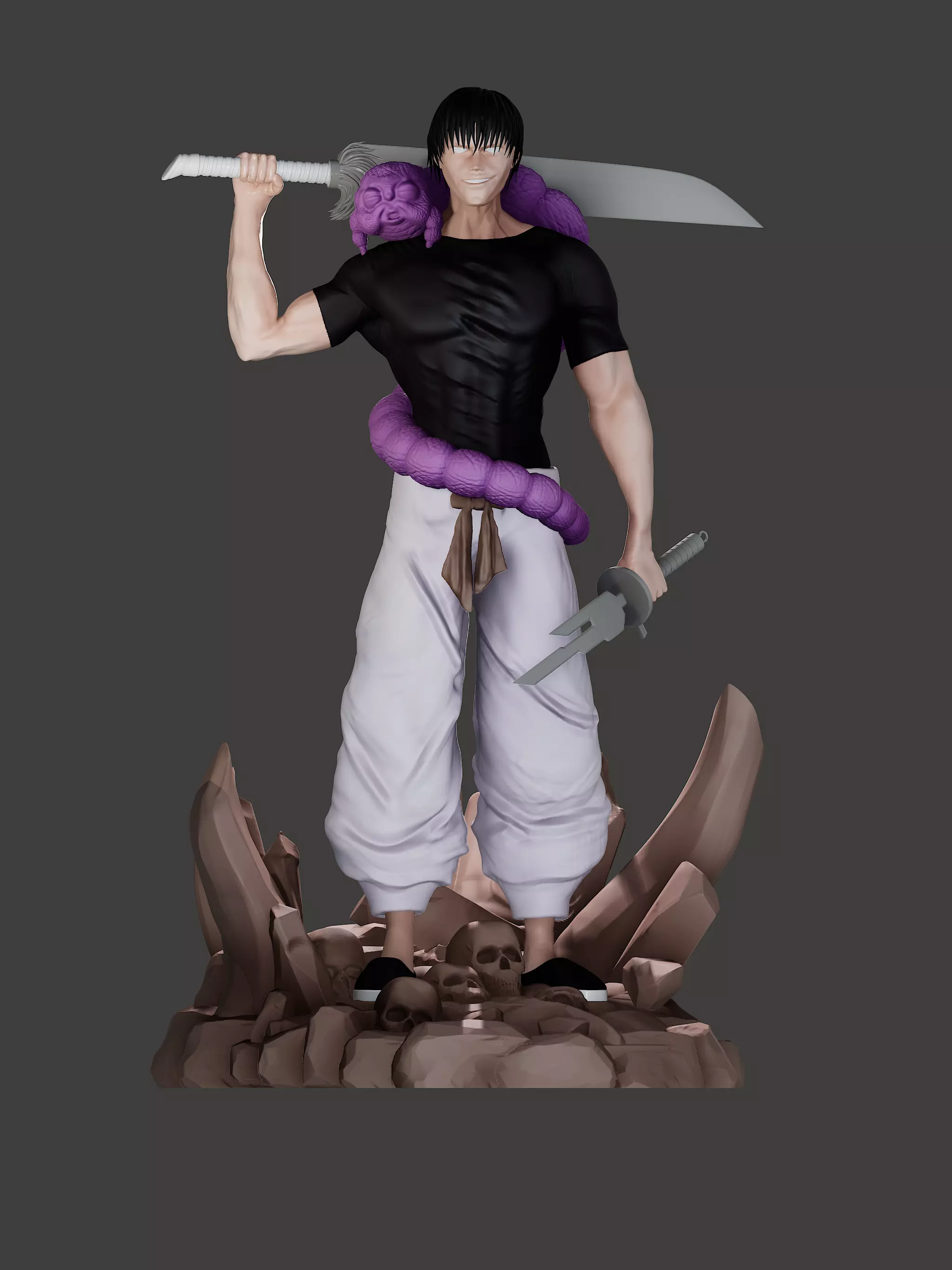 Toji Fushiguro - Jujutsu Kaisen 3D model 3D print model_0