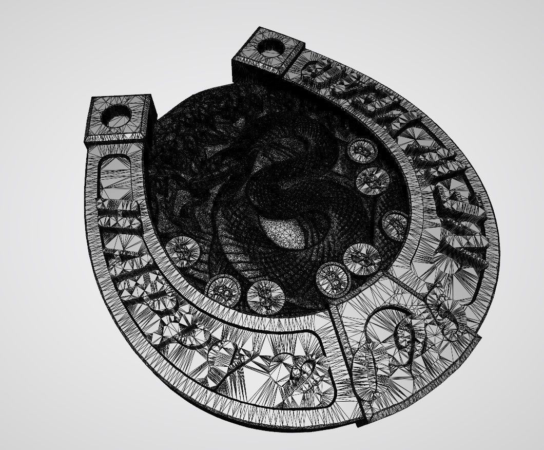 Snake is a symbol of the next new year 2025 for good luck 3D print model_3