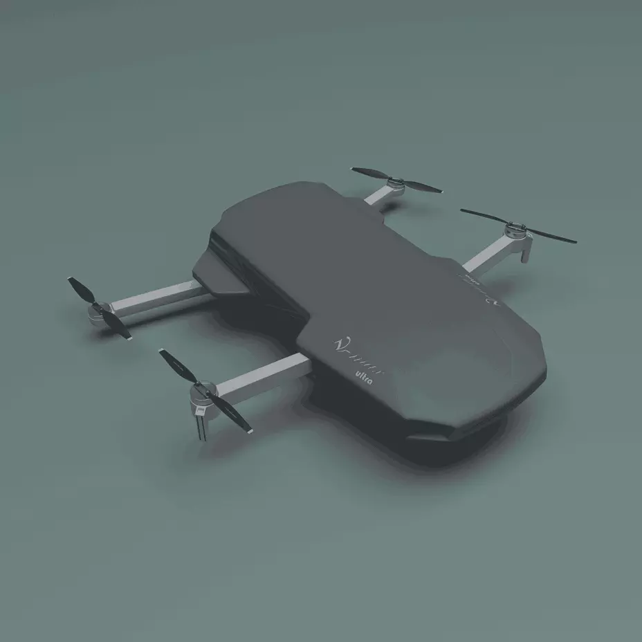drone animation-Photorealistic 3D Models  Low-poly 3D model_0