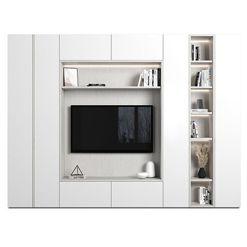 TV Wall 079 3D model