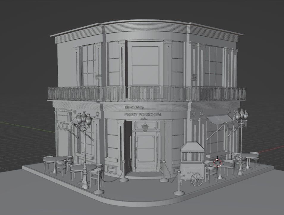 peggy porschen cafe london 3D model_14