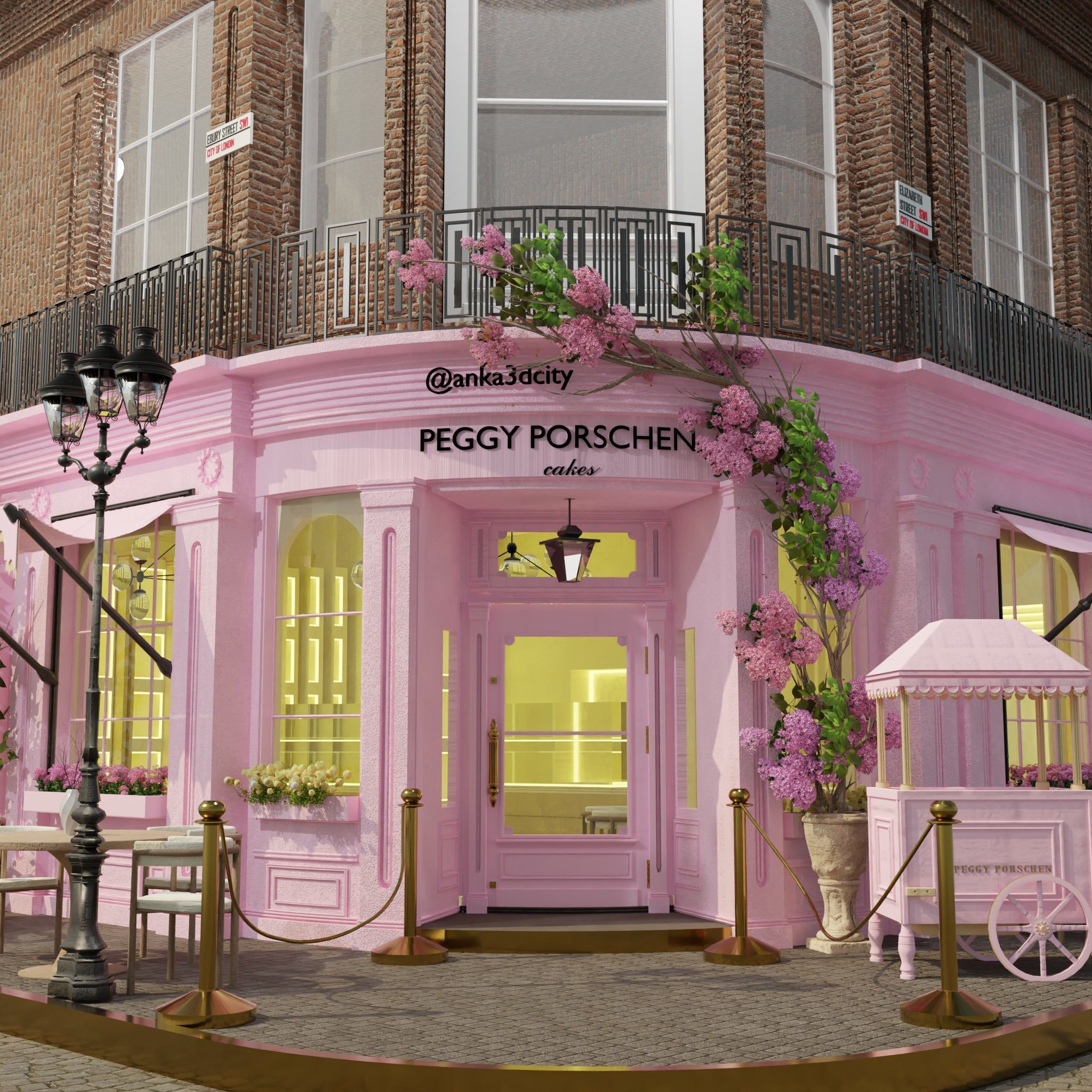 peggy porschen cafe london 3D model_10