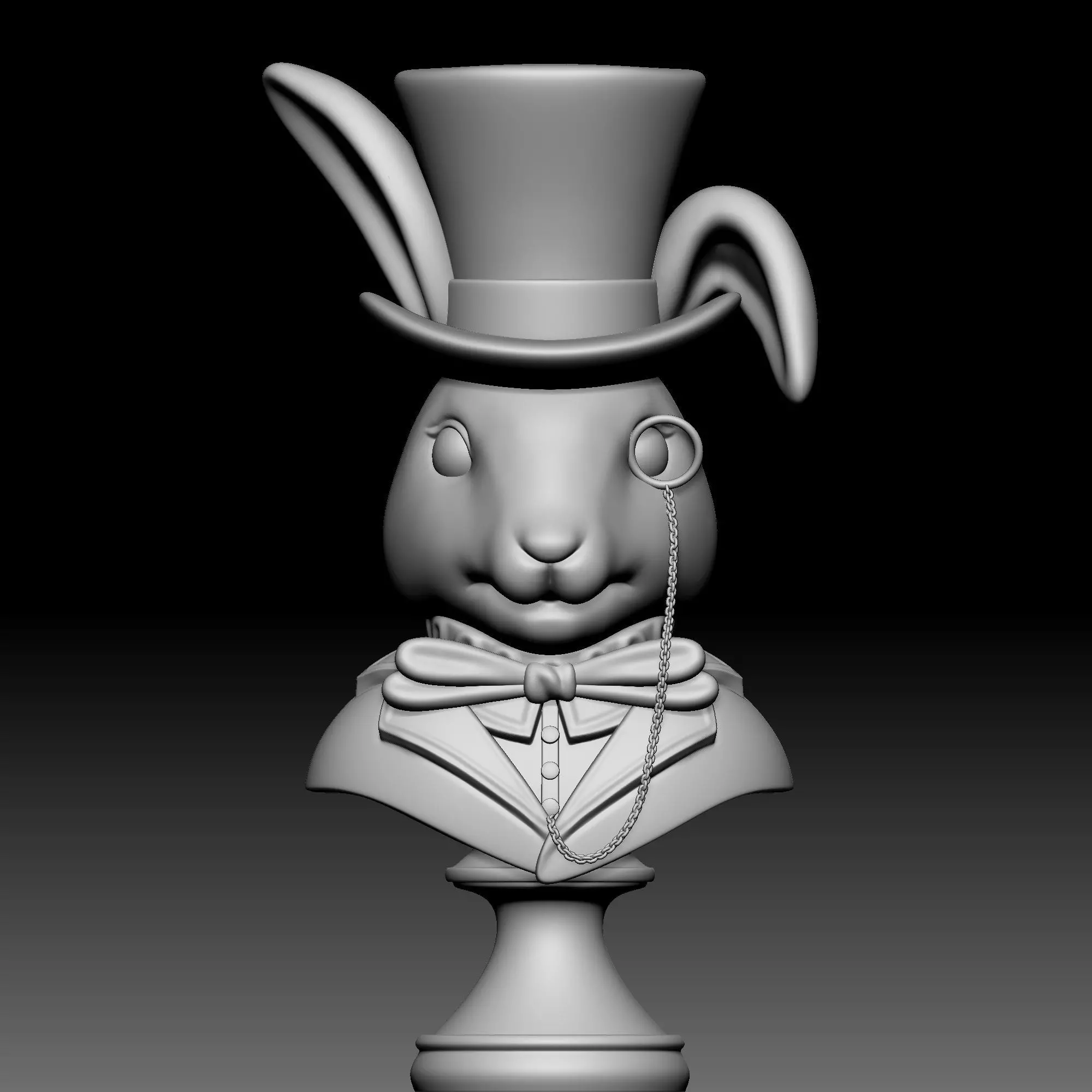 Rabbit - disney - deco - 020 3D print model