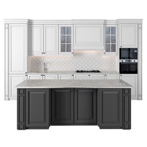 Kitchen 089 3D model