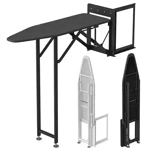 Ironing board for wardrobe Starax folding anthracite