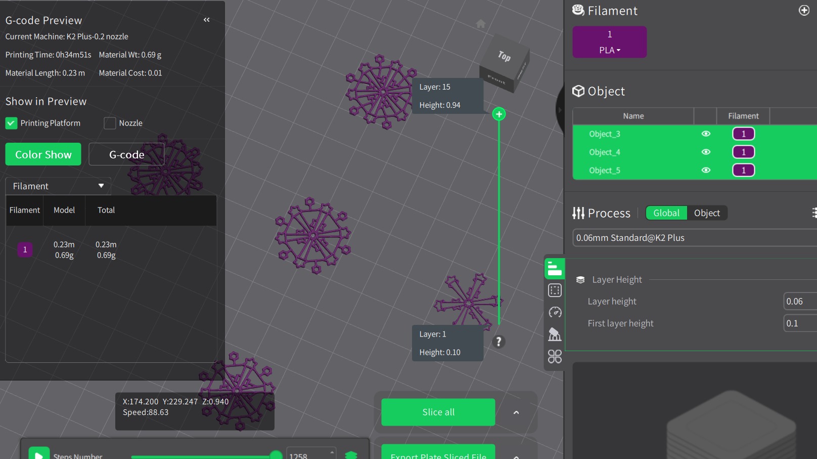 ChristmasStar SnowFlake Design 3D print model_2