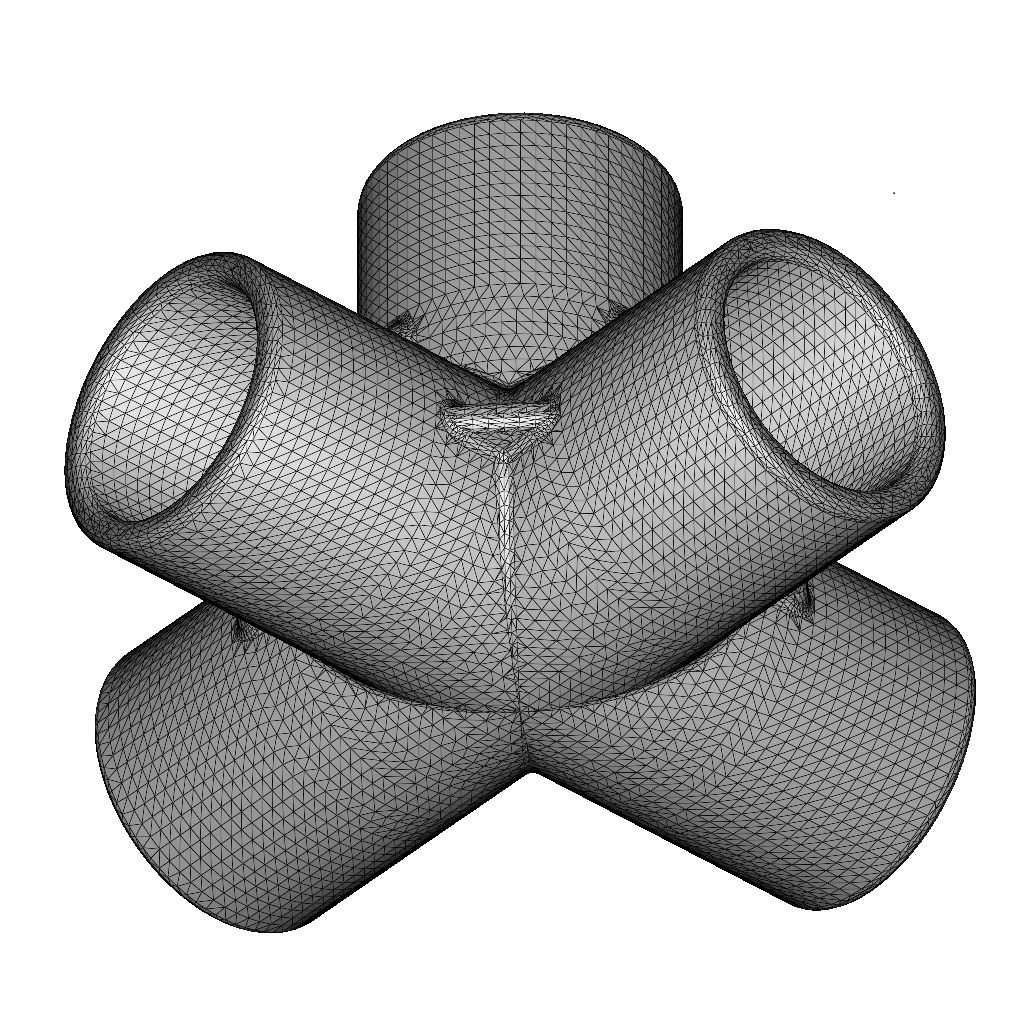 PVC 5 Way Fitting Pack 3D print model_4