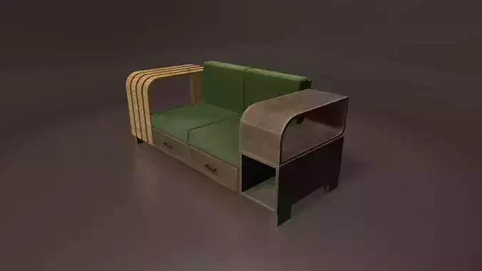 Modern Interior Storage Efficient Sofa