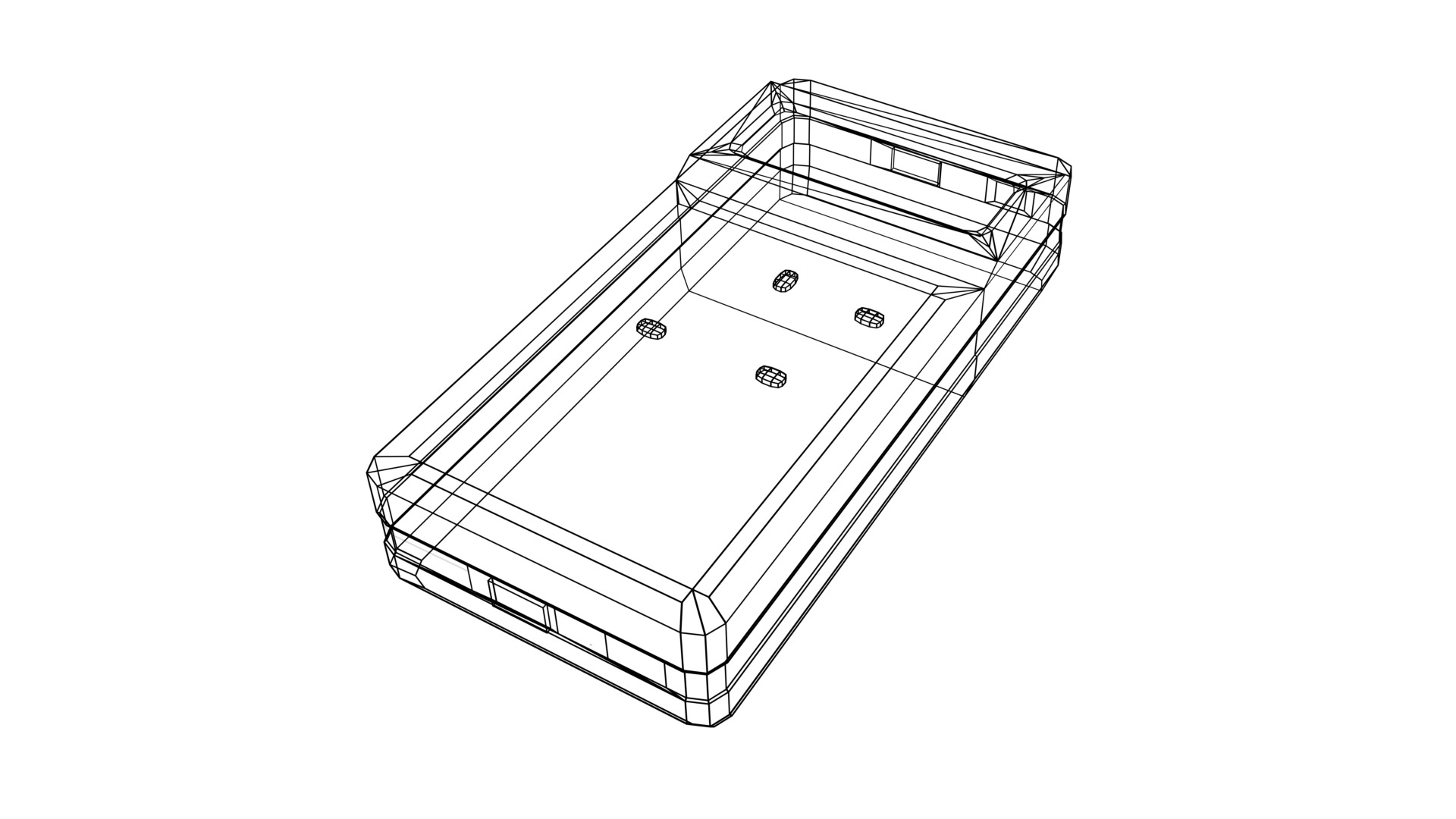 Dosimeter Pripyat RKS-20 03 Low-poly 3D model_5