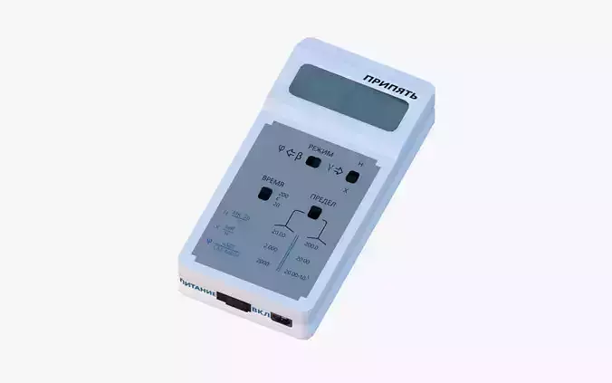 Dosimeter Pripyat RKS-20 03 Low-poly 3D model