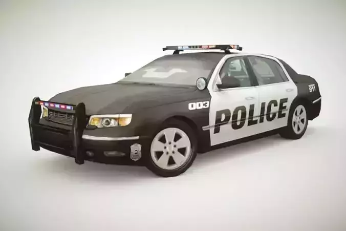 Generic Police Sedan v2
