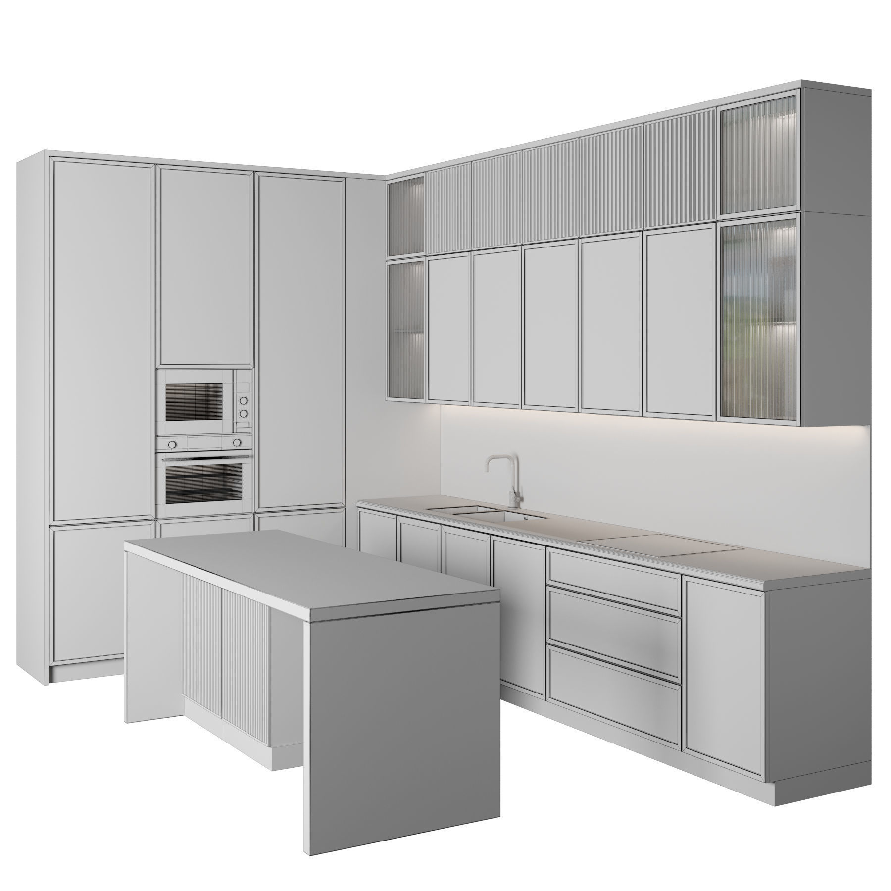 Kitchen 091 3D model_4
