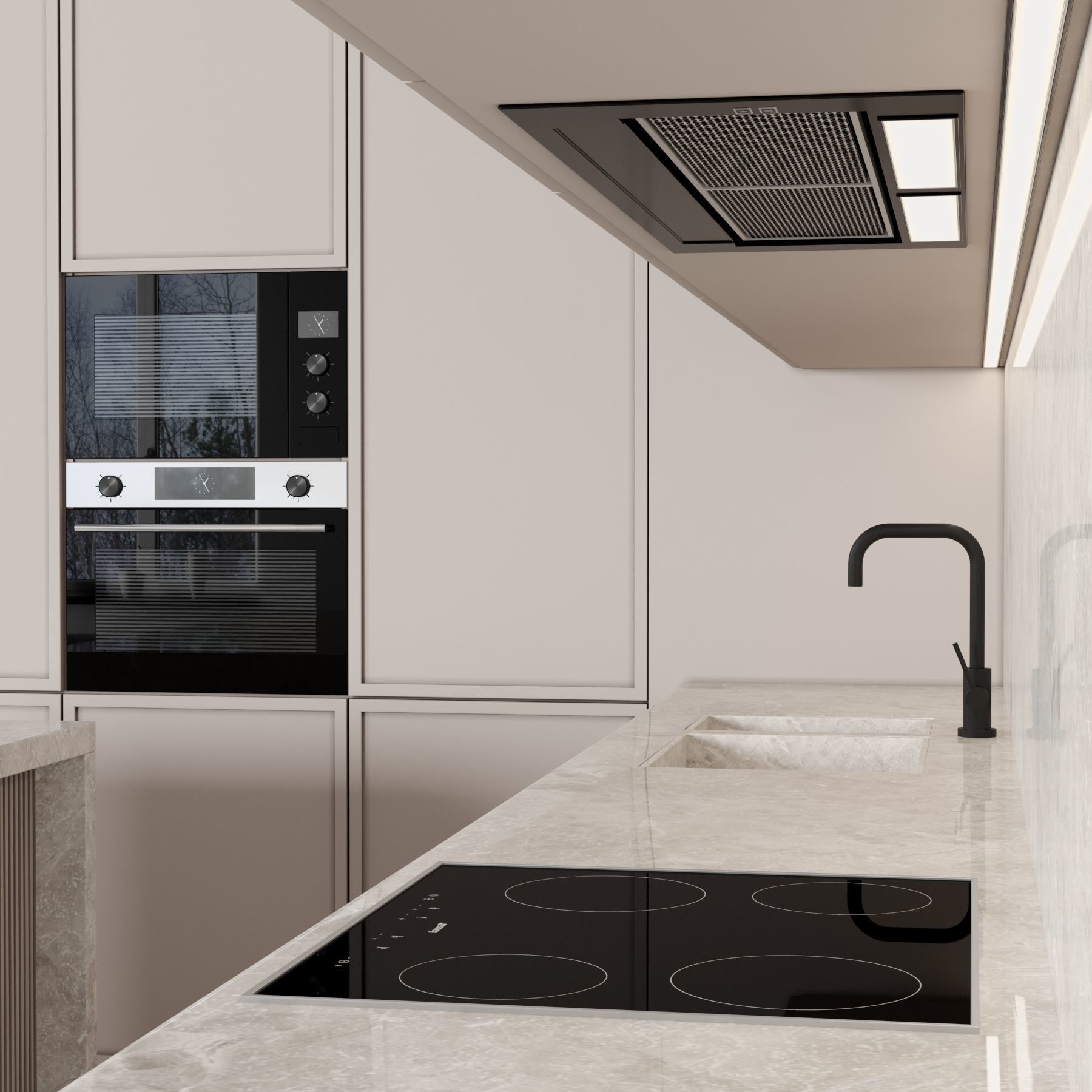 Kitchen 091 3D model_3