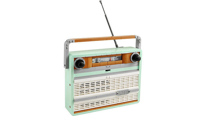 TwindBricks3D - 10334 Retro Radio 3D print model