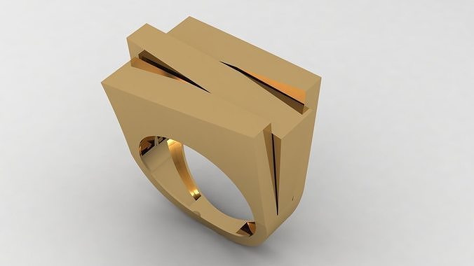 Modern Ring Free 3D print model