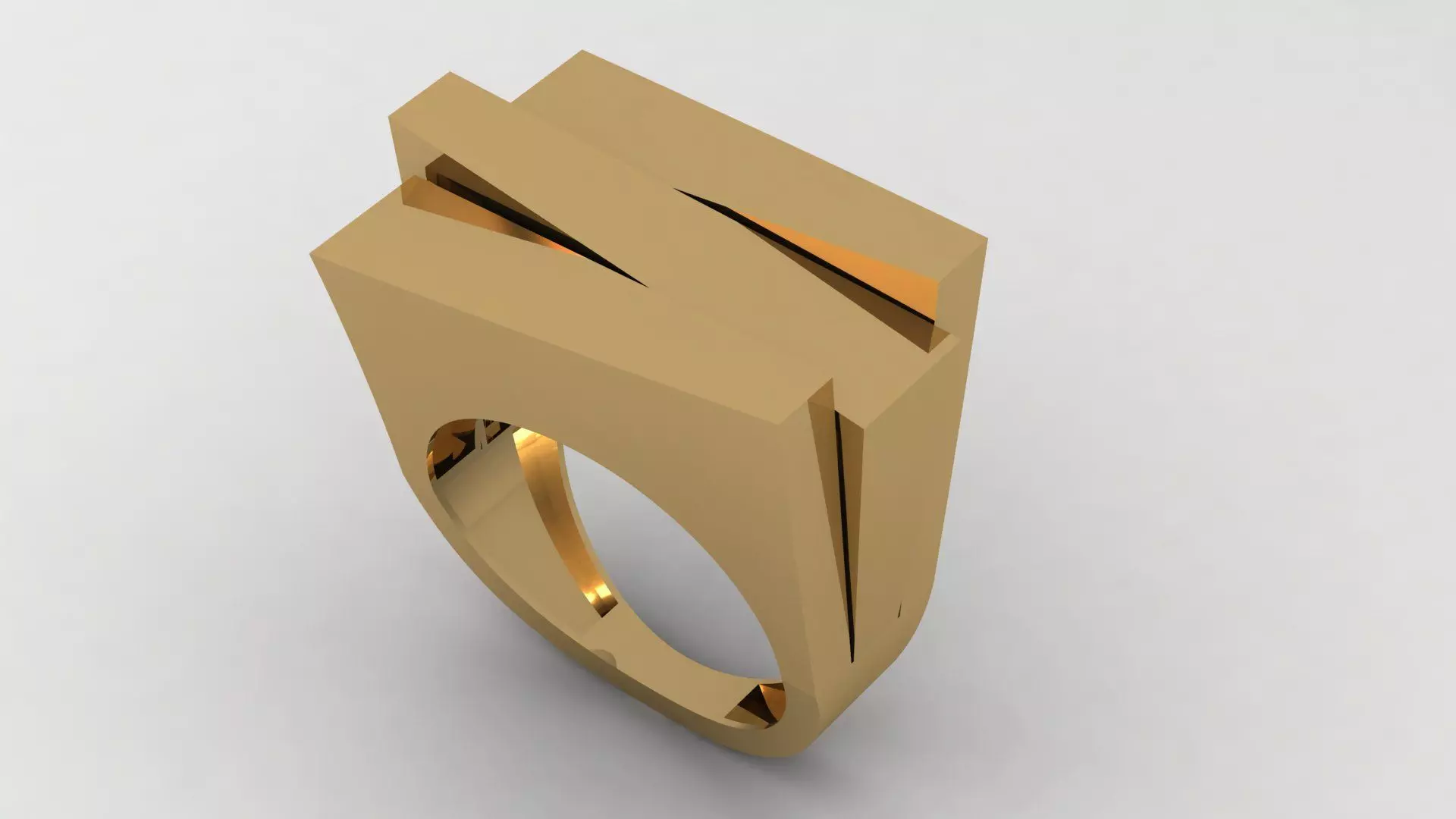 Modern Ring Free 3D print model