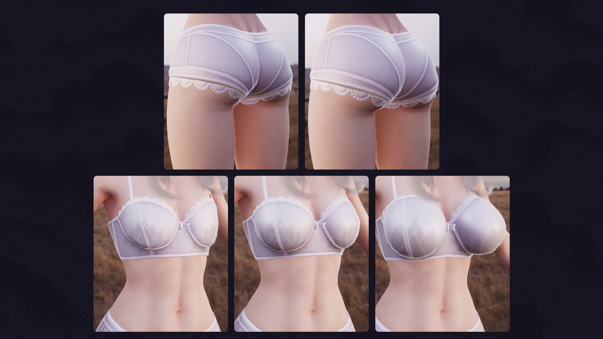 Ancient Girl Zariya - Game Ready Low-poly 3D model_10