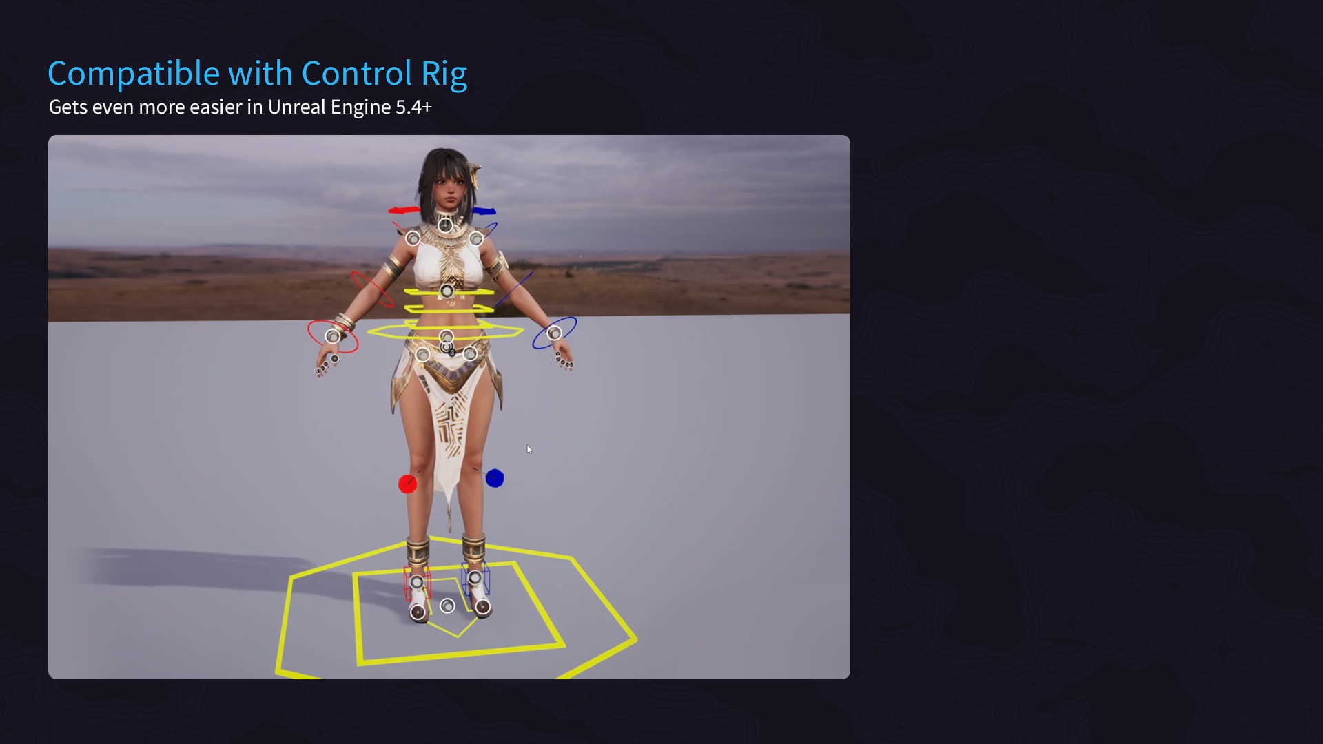 Ancient Girl Zariya - Game Ready Low-poly 3D model_11