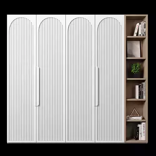 Cabinet with shelves 25