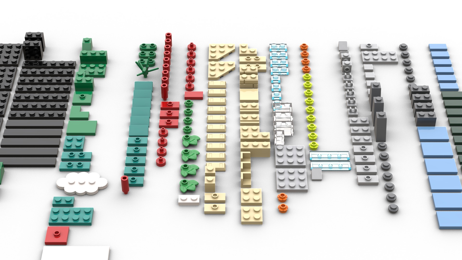 TwindBricks3D - 40654 Beijing Postcard 3D print model_1