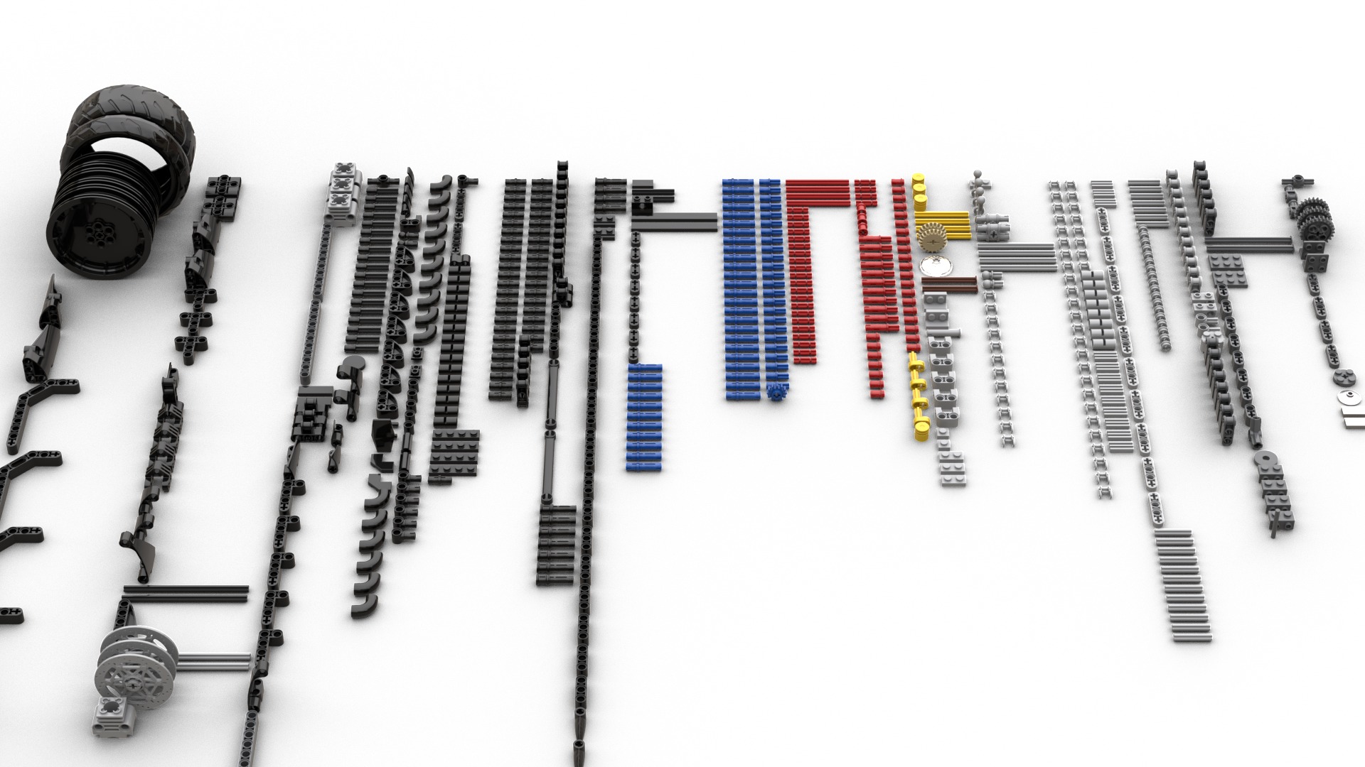 TwindBricks3D - 42155 THE BATMAN - BATCYCLE 3D print model_1