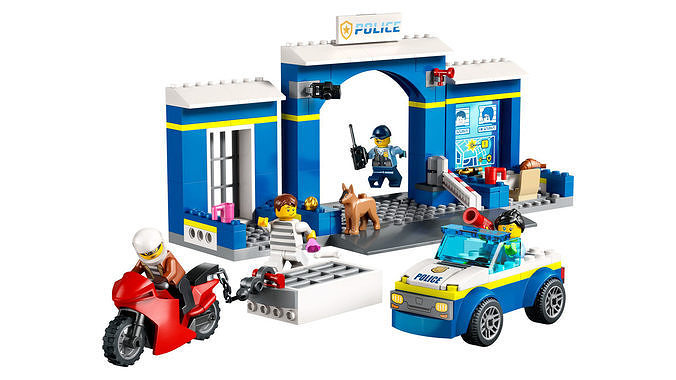 TwindBricks3D - 60370 Police Station Chase 3D print model