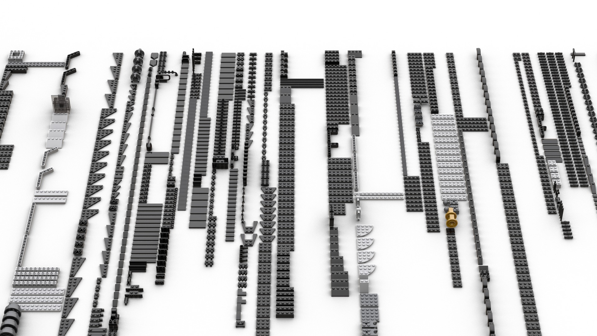 TwindBricks3D - 76240 Batmobile Tumbler 3D print model_1