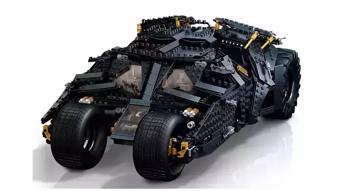 TwindBricks3D - 76240 Batmobile Tumbler 3D print model