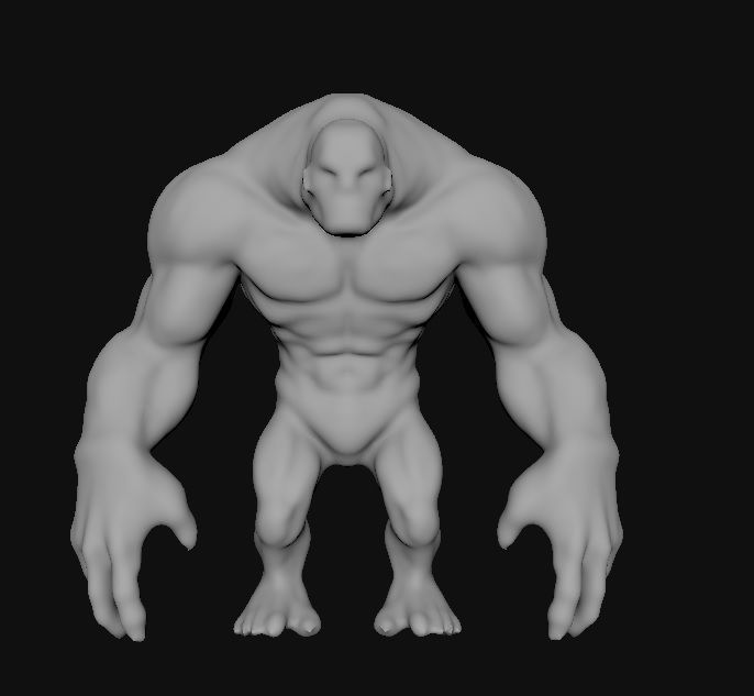 Monster 3D model_3