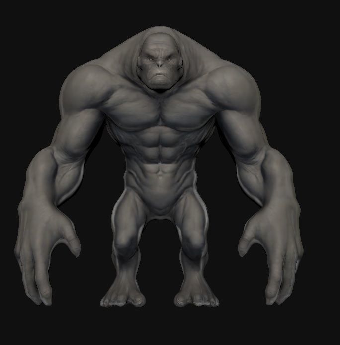 Monster 3D model_1