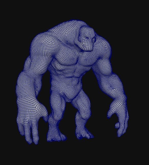 Monster 3D model_4