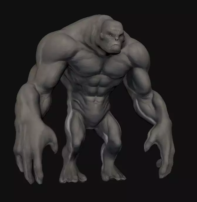 Monster 3D model_0