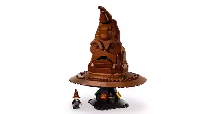 TwindBricks3D - 76429 Talking Sorting Hat 3D print model TwindBricks3D - 76429 Talking Sorting Hat 3D print model