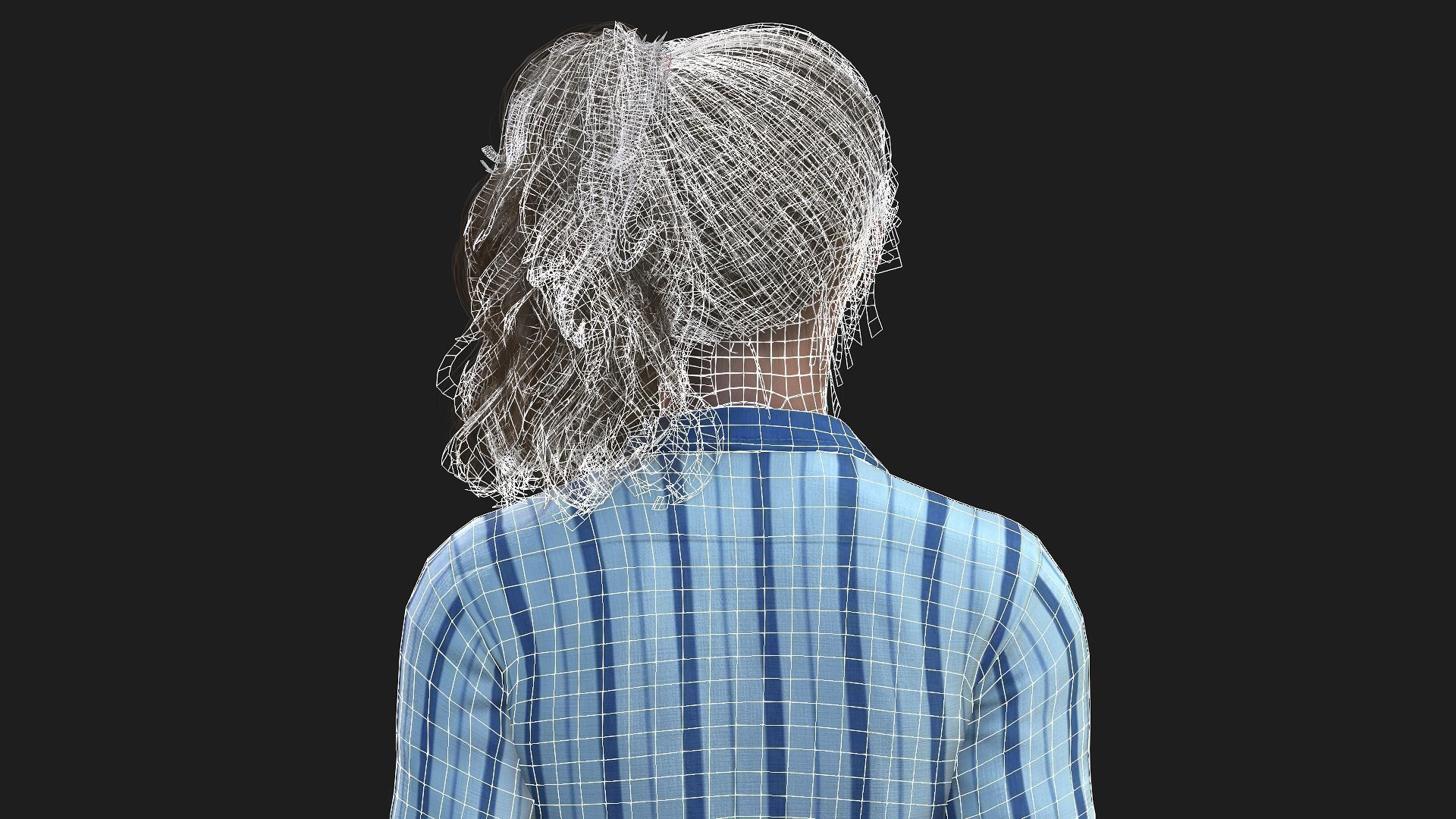 Realistic 3D Model of a Girl 3D model_22