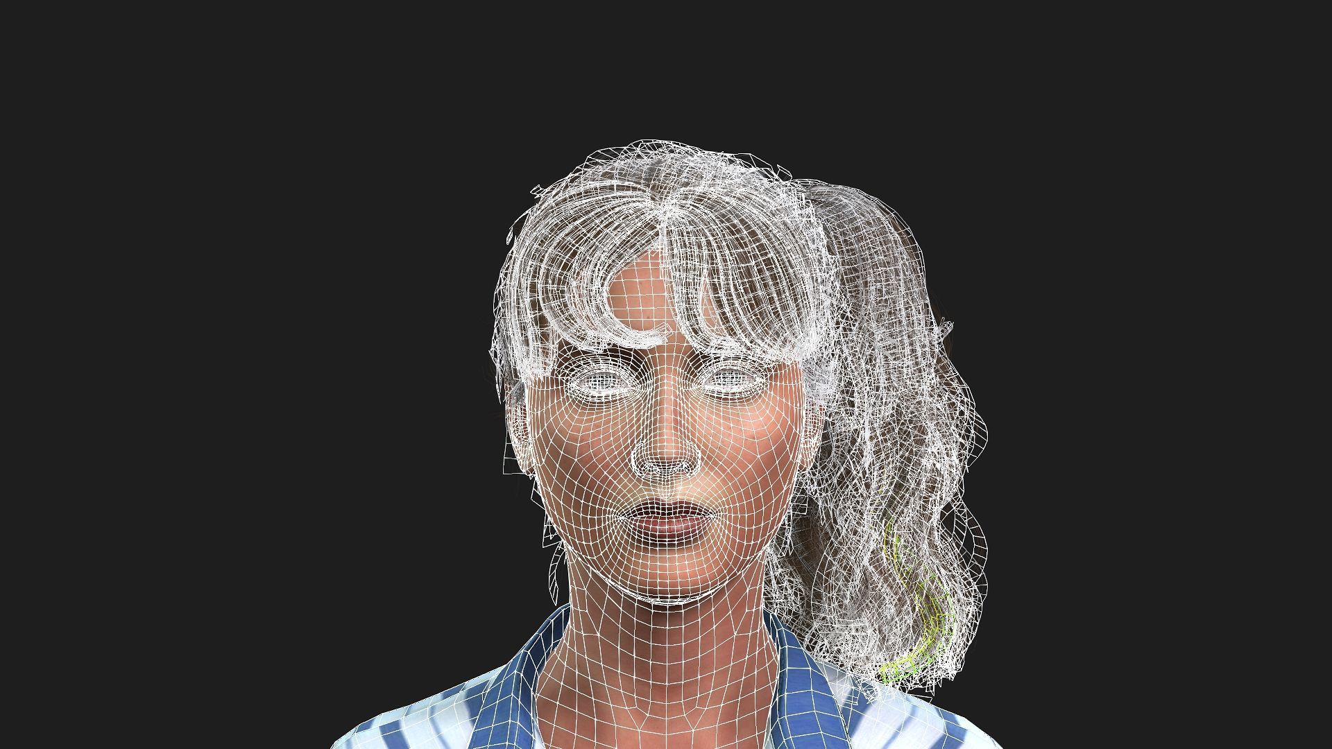 Realistic 3D Model of a Girl 3D model_18