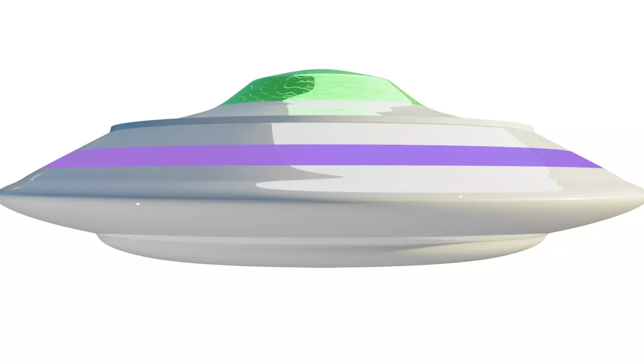 UFO Spaceship 3D model
